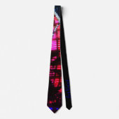 Vegas Flamingo night lights Neck Tie Stropdas (Voorkant)