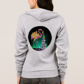 Vegas Flamingo Sparkle Hoodie ✨🎆 (Achterkant)
