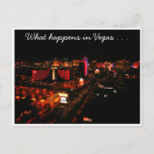 vegas gebeurt briefkaart (Voorkant)
