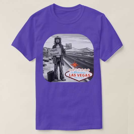 Vegas gebonden t-shirt (Design voorkant)