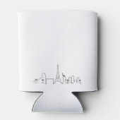 Vegas gestileerde skyline | Koelbox bruiloft Blikjeskoeler (Achterkant)