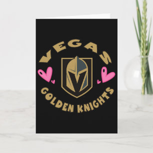 Vegas Golden Knights Valentijnsharten Officieel G Kaart