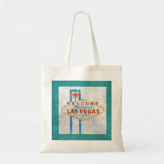Vegas grunge bord tote bag (Voorkant)