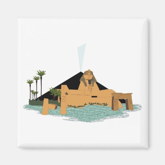 Vegas Hotel Bestemmingen Magneet (Voorkant)