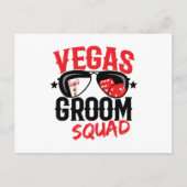 Vegas-huwelijk - Vegas vrijgezellenfeest - Bruideg Briefkaart (Voorkant)