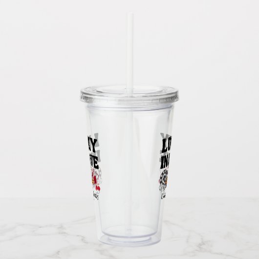 Vegas Lucky in Love Bachelorette Acryl Drinkbeker (Rechts)
