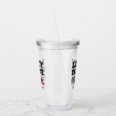 Vegas Lucky in Love Bachelorette Acryl Drinkbeker (Links)