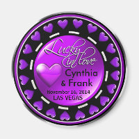 Vegas Lucky in Love Hearts Casino Chip paarse