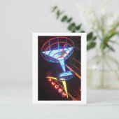 Vegas Martini Briefkaart (Staand voorkant)