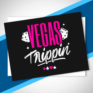 Vegas Meidenreis - Vegas Verjaardag - Vegas Vakant Briefkaart