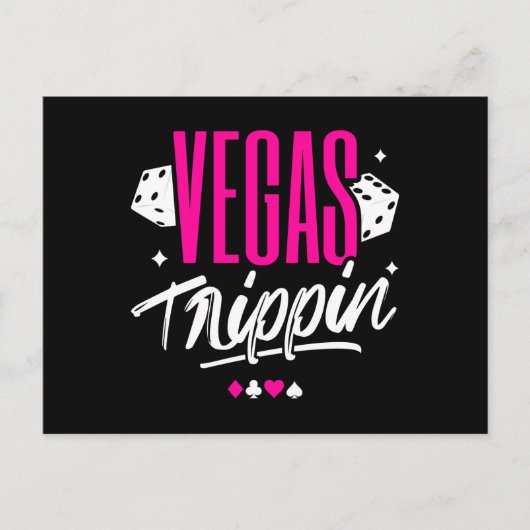 Vegas Meidenreis - Vegas Verjaardag - Vegas Vakant Briefkaart (Voorkant)
