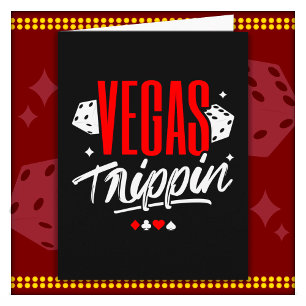 Vegas Meisjesreis Vegas Verjaardag Las Vegas Vakan Kaart