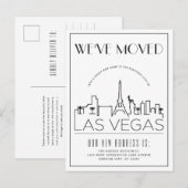 Vegas Modern Deco | Aankondiging adreswijziging (Voorkant / Achterkant)