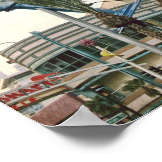  Vegas Neon Sign Poster (Hoek)