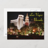 Vegas Nights Briefkaart (Voorkant / Achterkant)