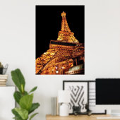 Vegas - Parijs - Eiffeltoren Restaurant Poster (Thuiskantoor)