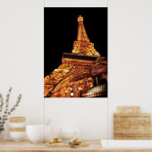 Vegas - Parijs - Eiffeltoren Restaurant Poster (Keuken)