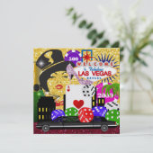 Vegas Party - Casino / Poker - SRF Kaart (Staand voorkant)