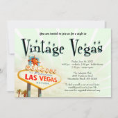  Vegas Party Invitation Kaart (Voorkant)
