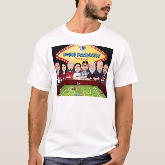 Vegas Podtoons Season 1 T-shirt (Voorkant)