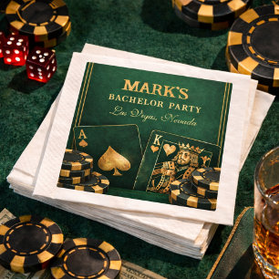 Vegas Pokernacht vrijgezellenfeest Servet