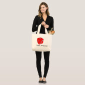 Vegas Quote/Dice Canvas tas (Voorkant (model))