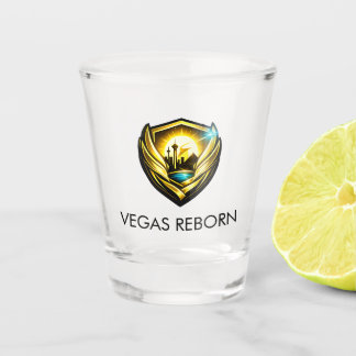 Vegas Reborn Gouden Kam Shotglas Shot Glas