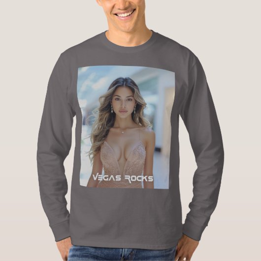 VEGAS ROCKT T-SHIRT (Voorkant)