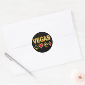 VEGAS RONDE STICKER (Envelop)