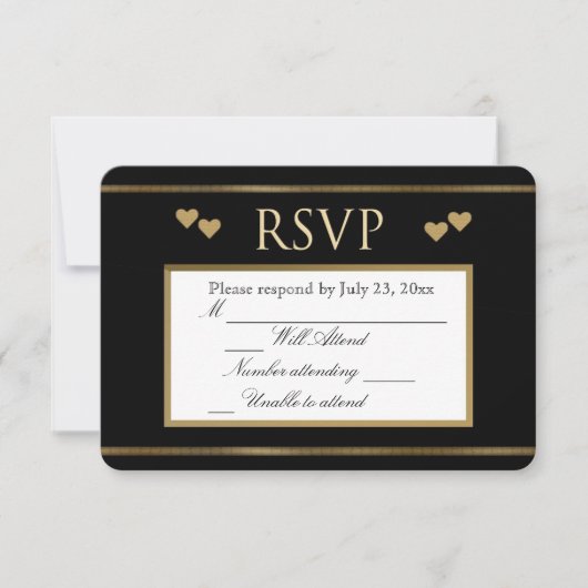 Vegas RSVP Kaartje (Voorkant)