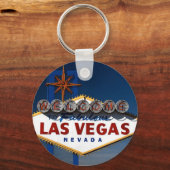 Vegas Sign Dusk Sleutelhanger (Voorkant)