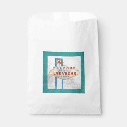 vegas sign grunge bedankzakje (Voorkant)