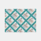 vegas sign grunge fleece deken (Voorkant (Horizontaal))