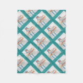 vegas sign grunge fleece deken (Voorkant)