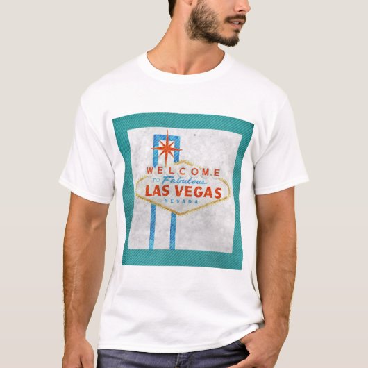 vegas sign grunge t-shirt (Voorkant)