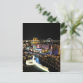 Vegas Silhouet Briefkaart (Staand voorkant)