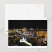 Vegas Silhouet Briefkaart (Voorkant / Achterkant)