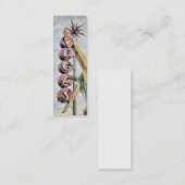 Vegas Skinny Business Profile Card Mini Visitekaartje (Voorkant / Achterkant)