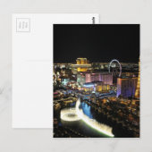 Vegas Skyline Briefkaart (Voorkant / Achterkant)