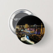 Vegas Skyline Ronde Button 5,7 Cm (Voorkant /achterkant)