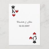 Vegas Sla de datumaankondiging op Aankondigingskaart (Voorkant)