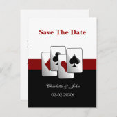 Vegas Sla de datumaankondiging op Aankondigingskaart (Voorkant / Achterkant)