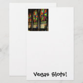 Vegas Slots. Briefpapier (Voorkant / Achterkant)