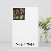 Vegas Slots. Briefpapier (Staand voorkant)