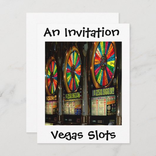 Vegas Slots Kaart (Voorkant / Achterkant)