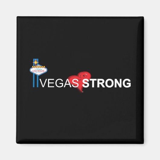 Vegas Sterke Souvenir Magnet (Voorkant)