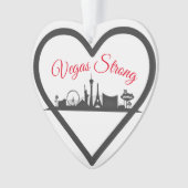 Vegas Strong Acrylic Holiday kerstversiering Ornament (voorkant)