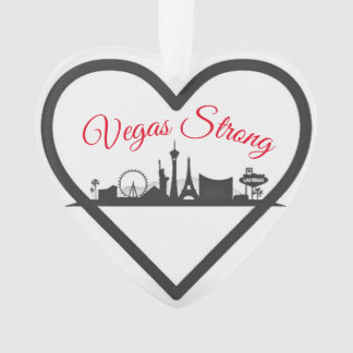 Vegas Strong Acrylic Holiday kerstversiering Ornament