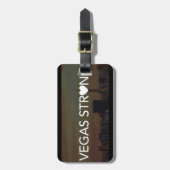 Vegas Strong Bagagelabel (Voorkant verticaal)
