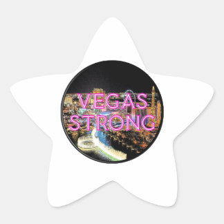 Vegas Strong Pink Ster Sticker
